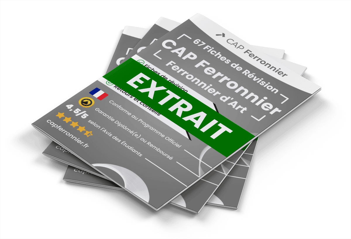 Extrait Fiches Révision gratuites CAP Ferronnier